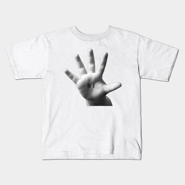 high five hand Kids T-Shirt by HighFivesPunkRockPodcast